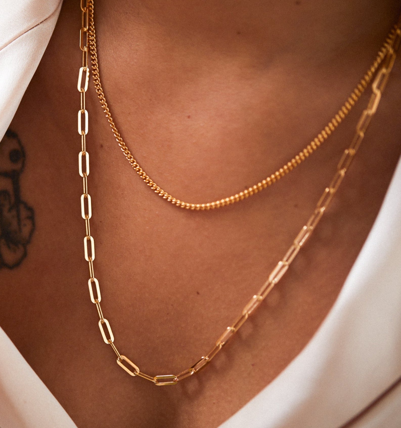 Bold Paperclip Chain Necklace
