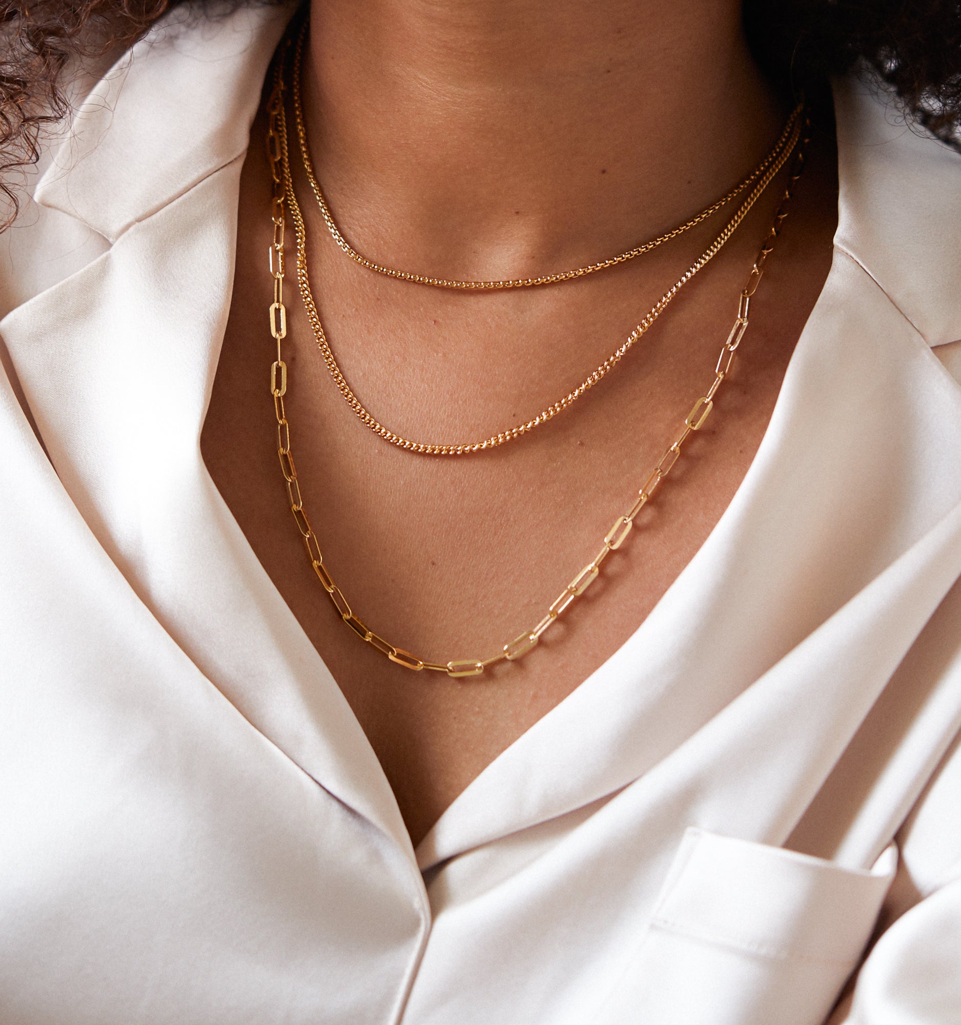 Bold Paperclip Chain Necklace