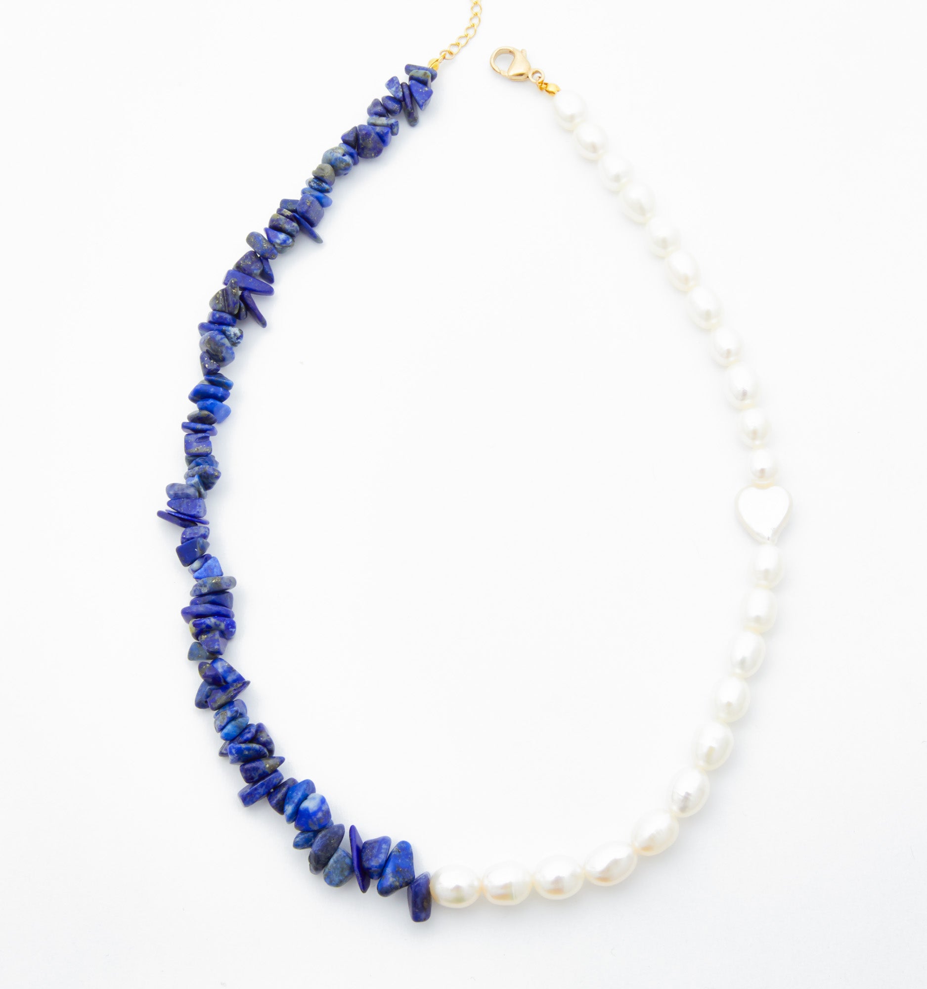Pearl Choker Necklace With Lapis – Rellery