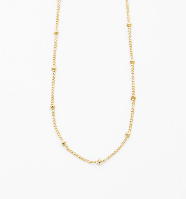 Saturn Gold Chain Necklace
