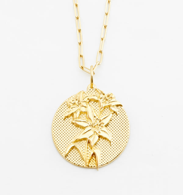 Lily May Flower Necklace - Bold