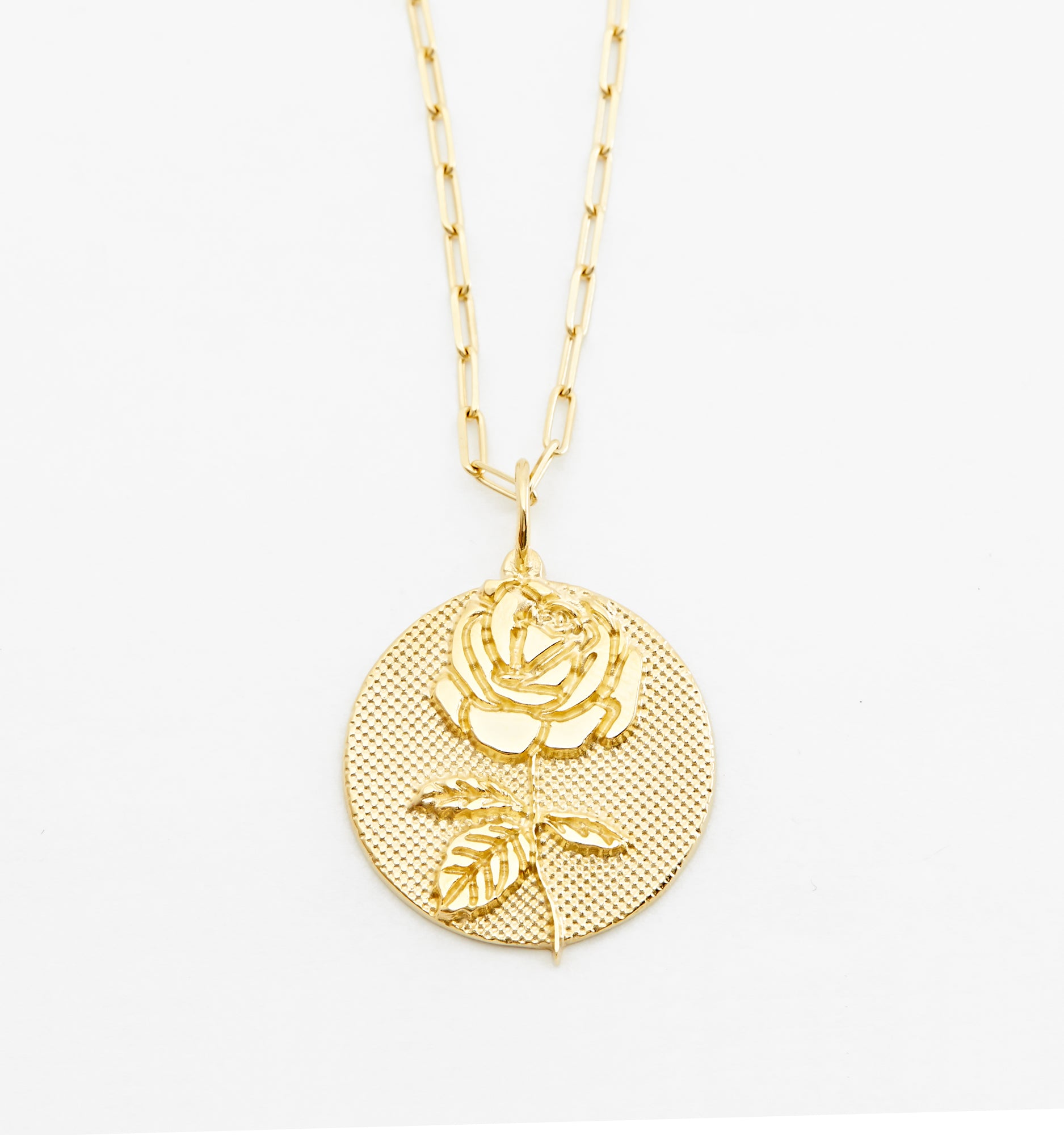 Bold Rose Necklace - June Flower