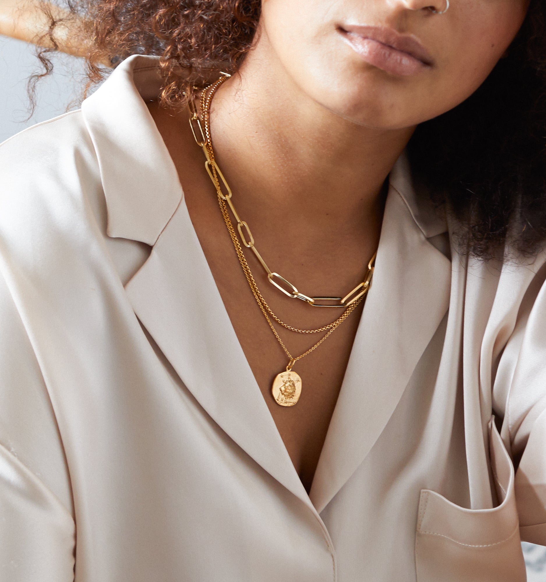 Rose Gold Taurus Necklace | Classy Women Collection