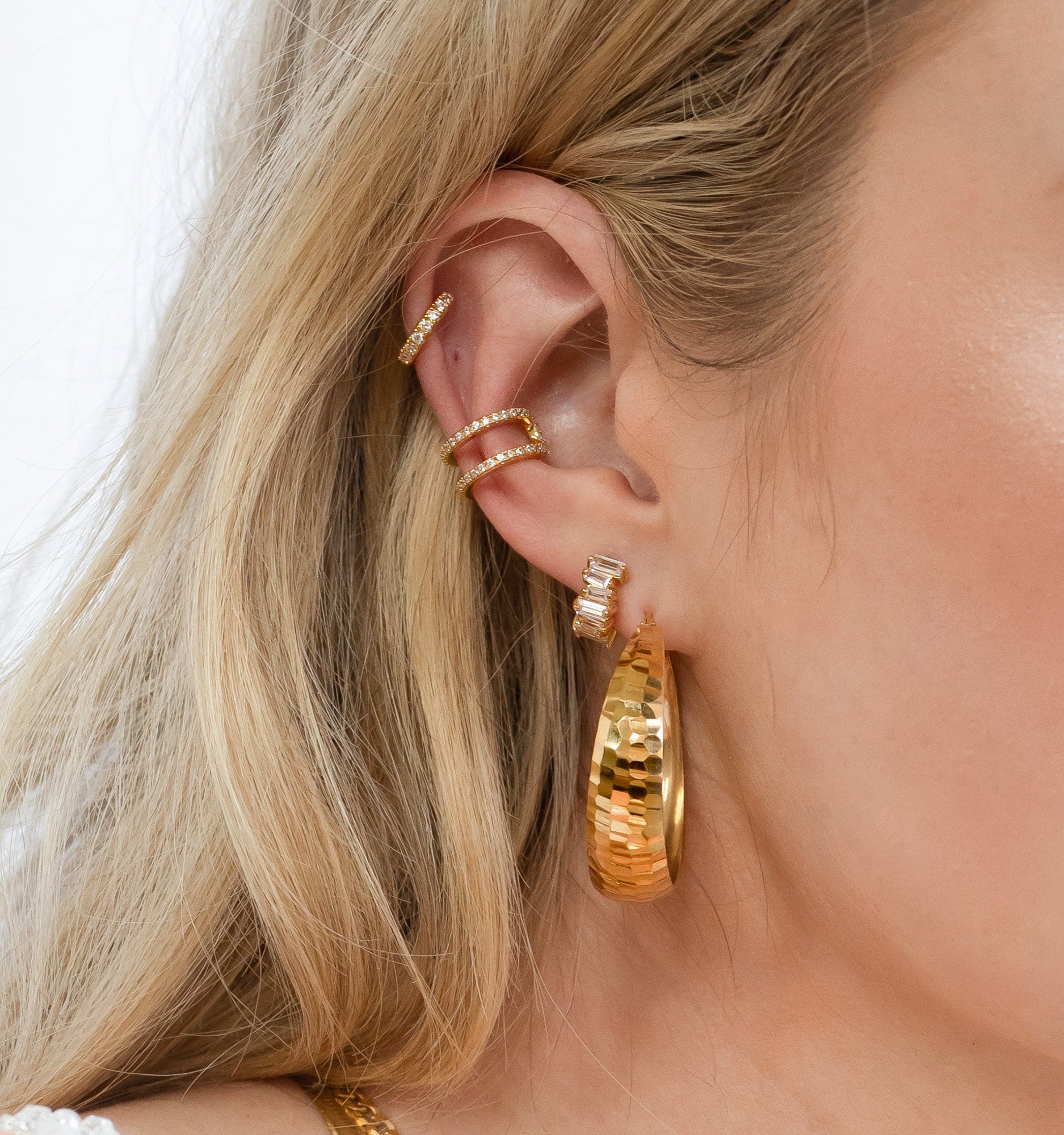 Crystal Hoop Earrings