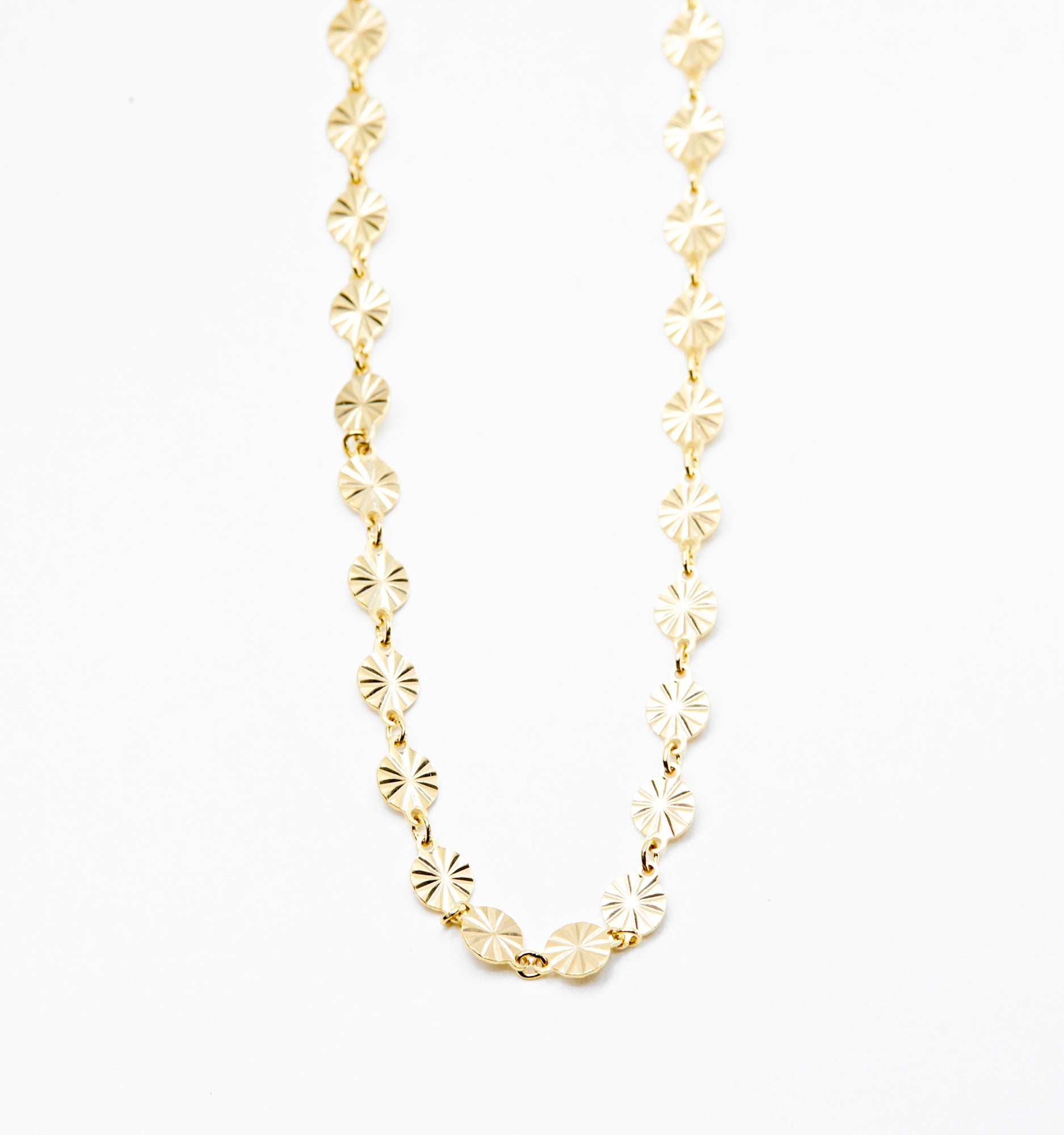 Coin Chain Choker Necklace