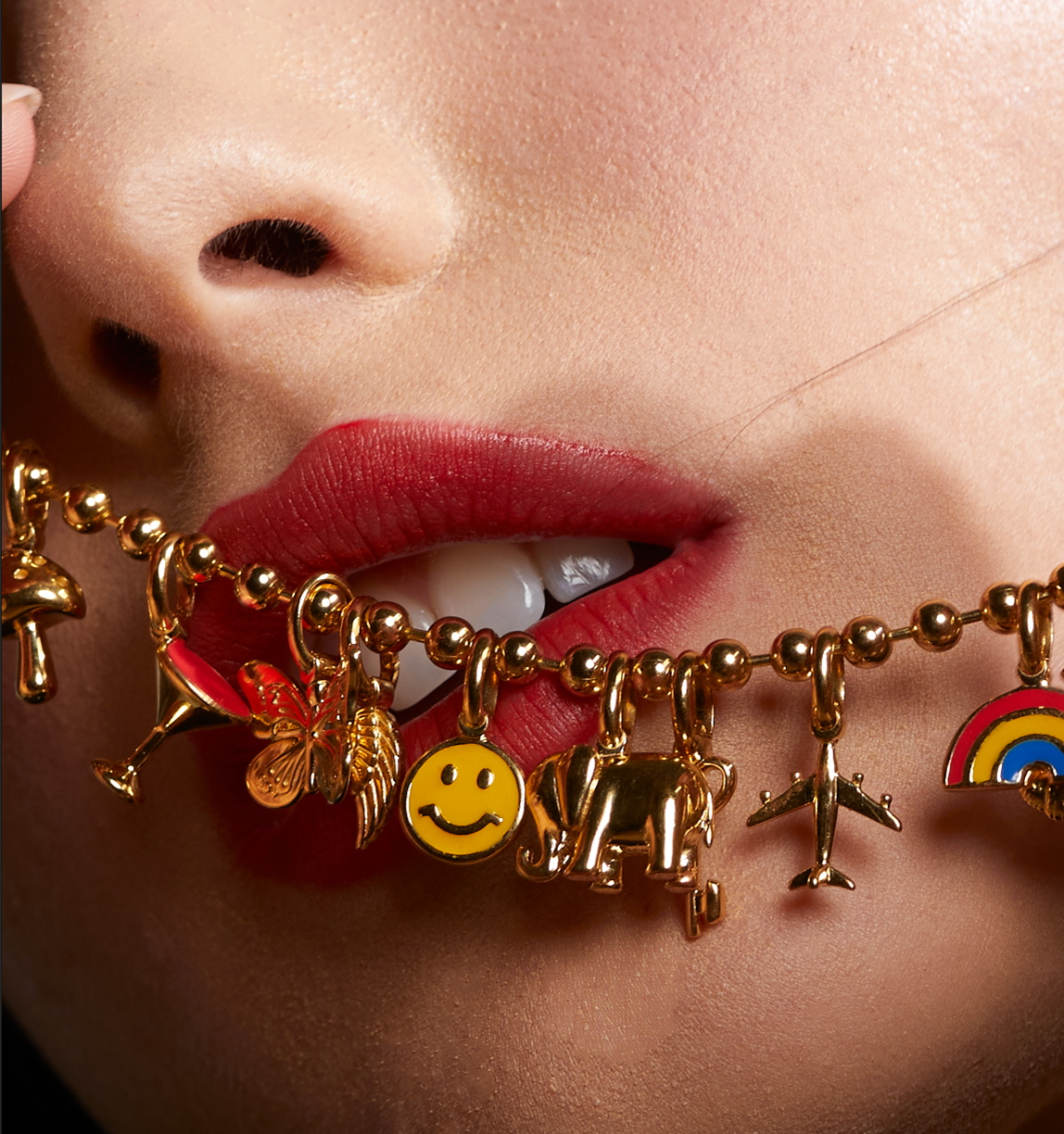 Mushroom Cord Bracelet and Necklace  Hortense Jewelry: Paris Savoir-Faire  x LA Glamour