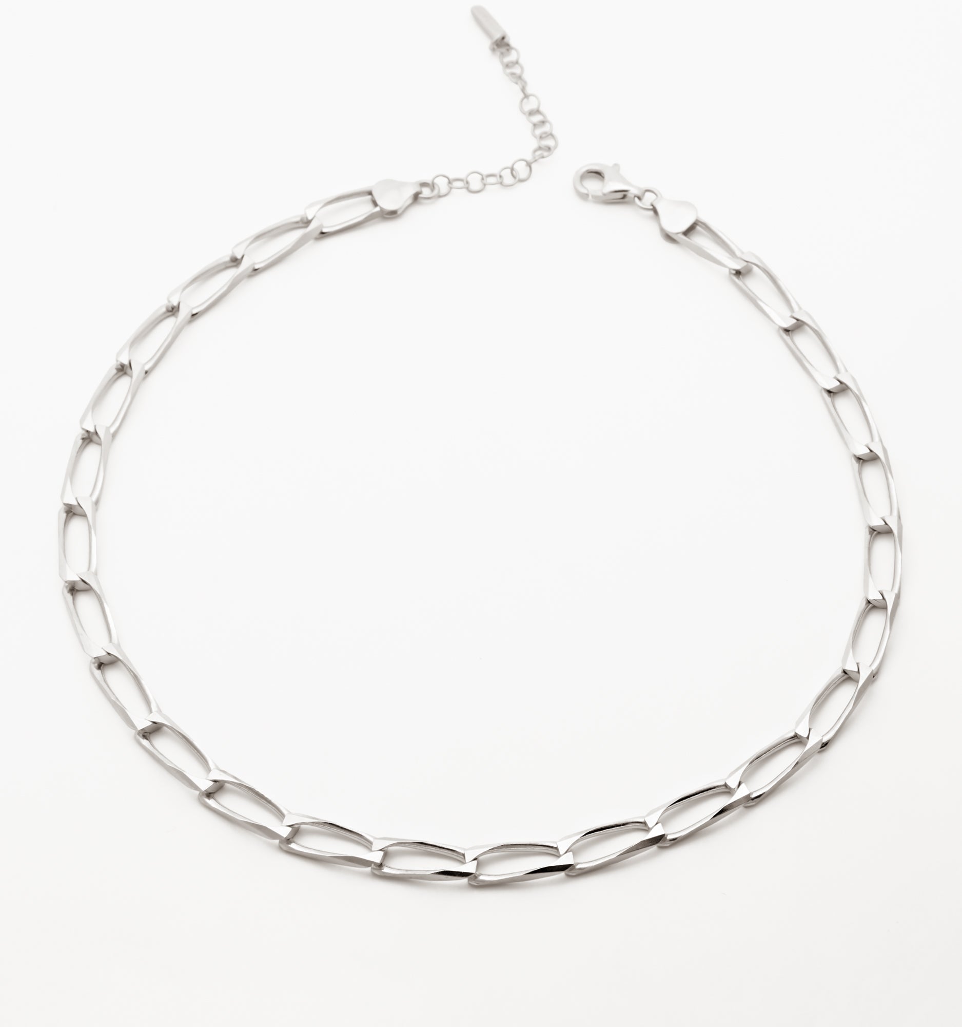 Sleek Chain Choker Necklace