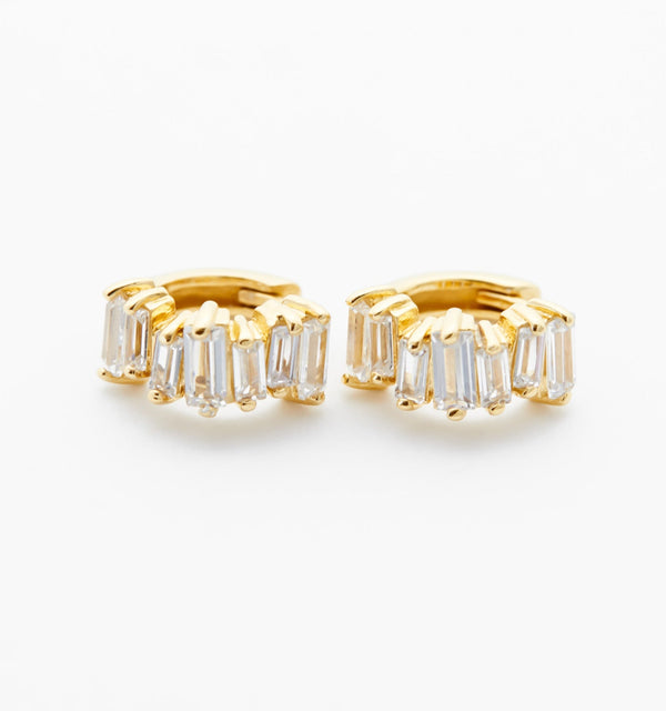 Crystal Hoop Earrings