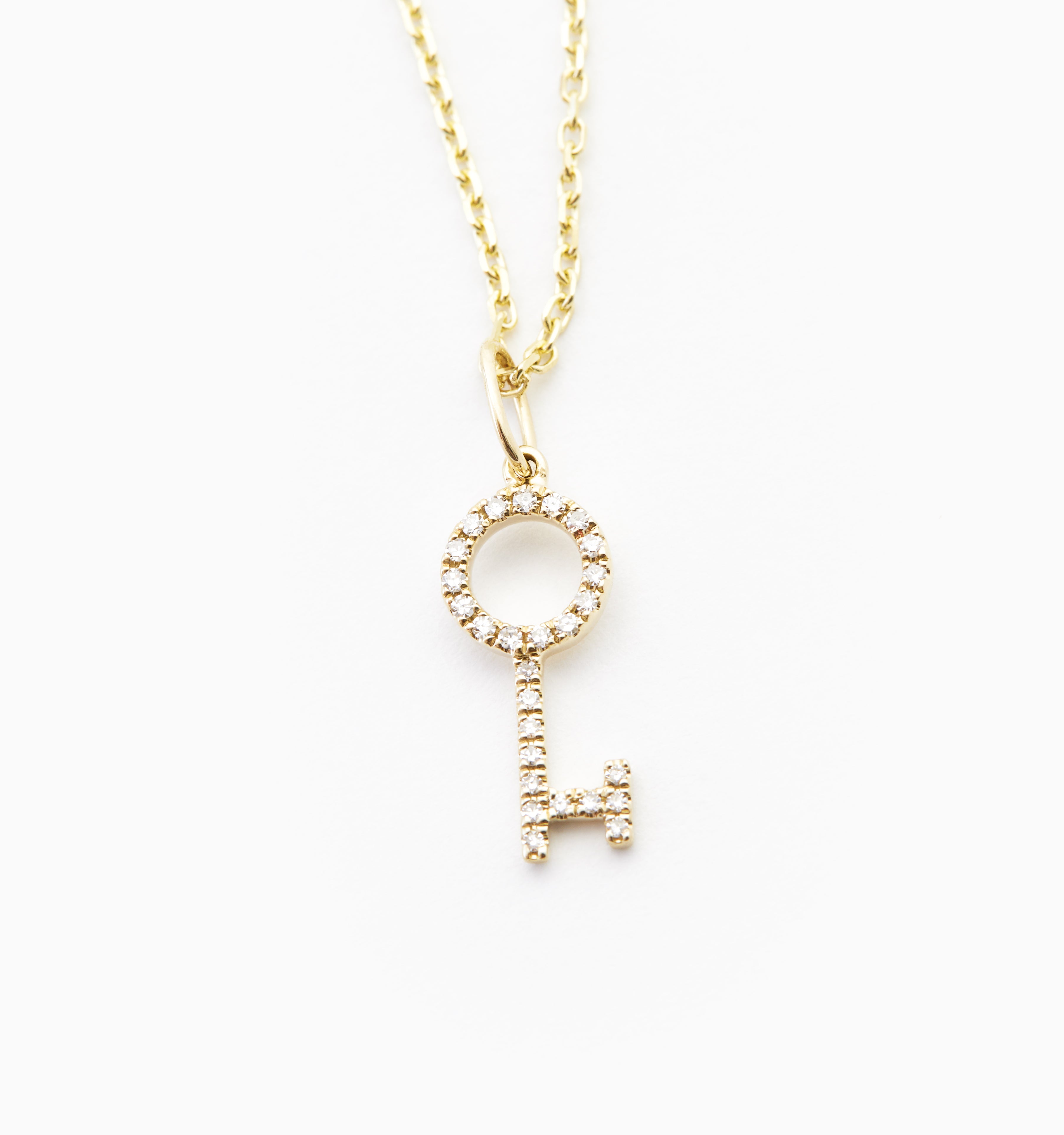 Key Diamond Necklace