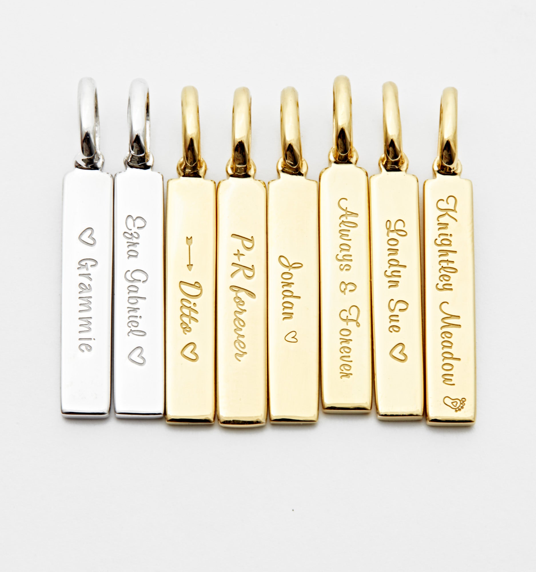 Buy Petite BoutiqueMen's Vertical ID Name Bar Necklace | Custom Personalized  Engraved Pendant | Meaningful and Stylish | 16K Gold/Silver/Rose Gold  Plated | Gift for Men Online at desertcartINDIA