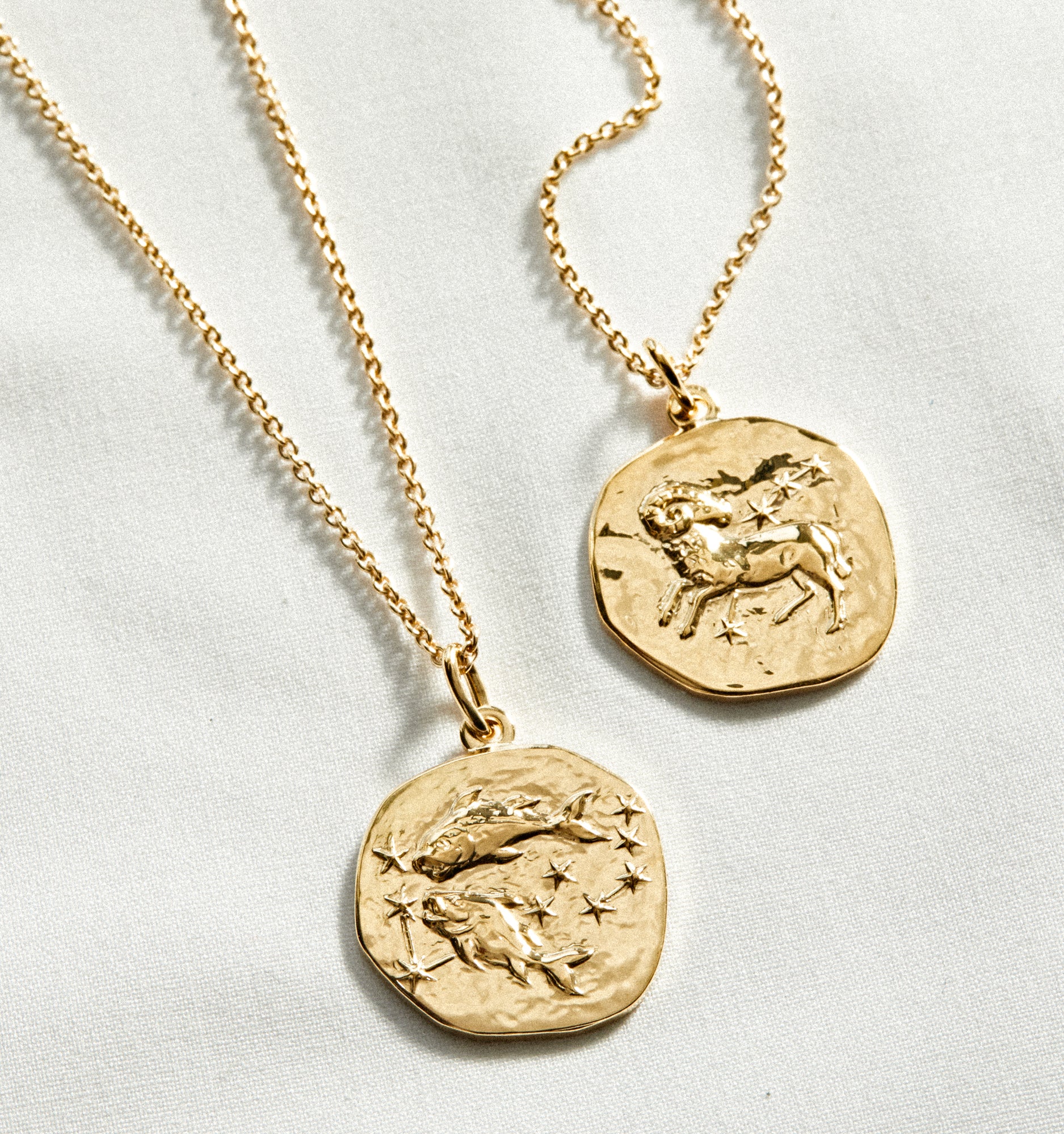 Gold Plated Cancer Zodiac Necklace | Silvermoon