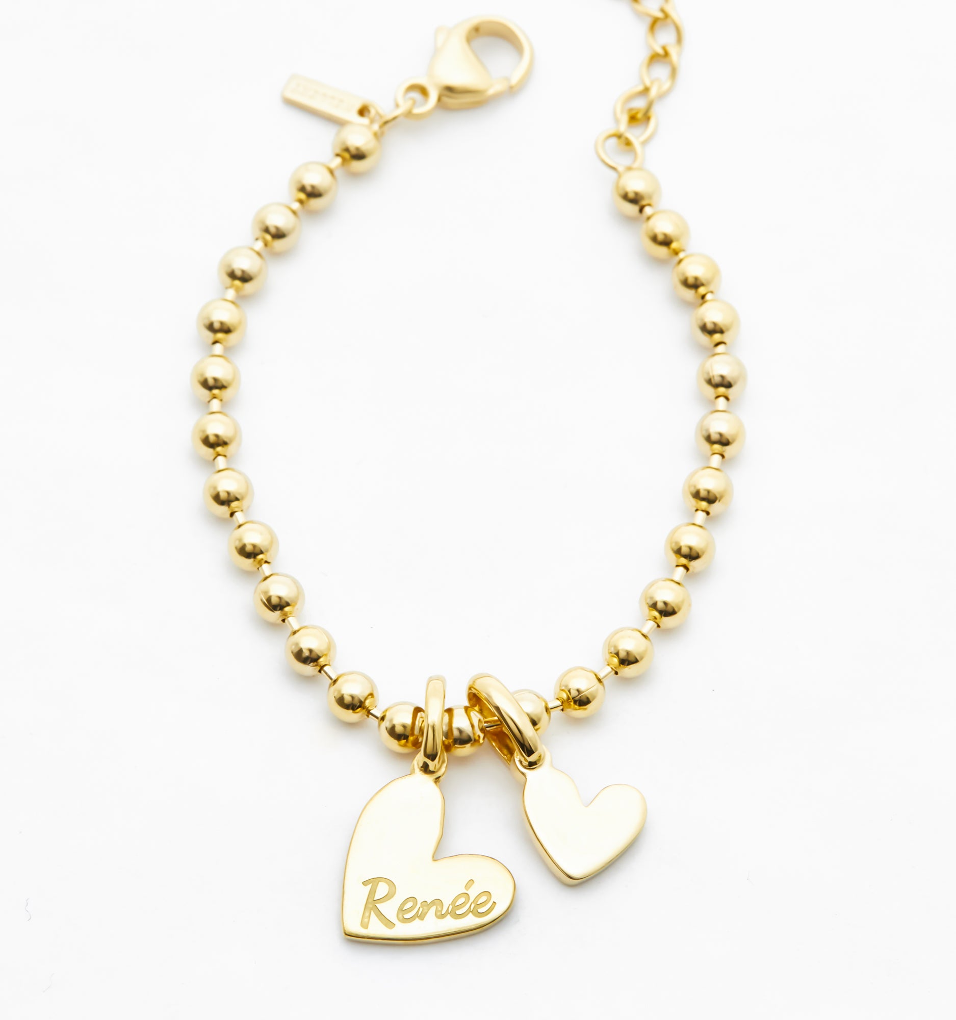 14K Gold Paperclip Chain Custom Nameplate Bracelet - Gold – Enjoy 20% off –  BaubleBar