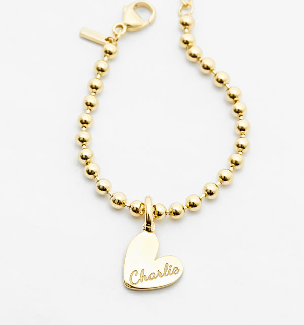 Heart Name Bracelet