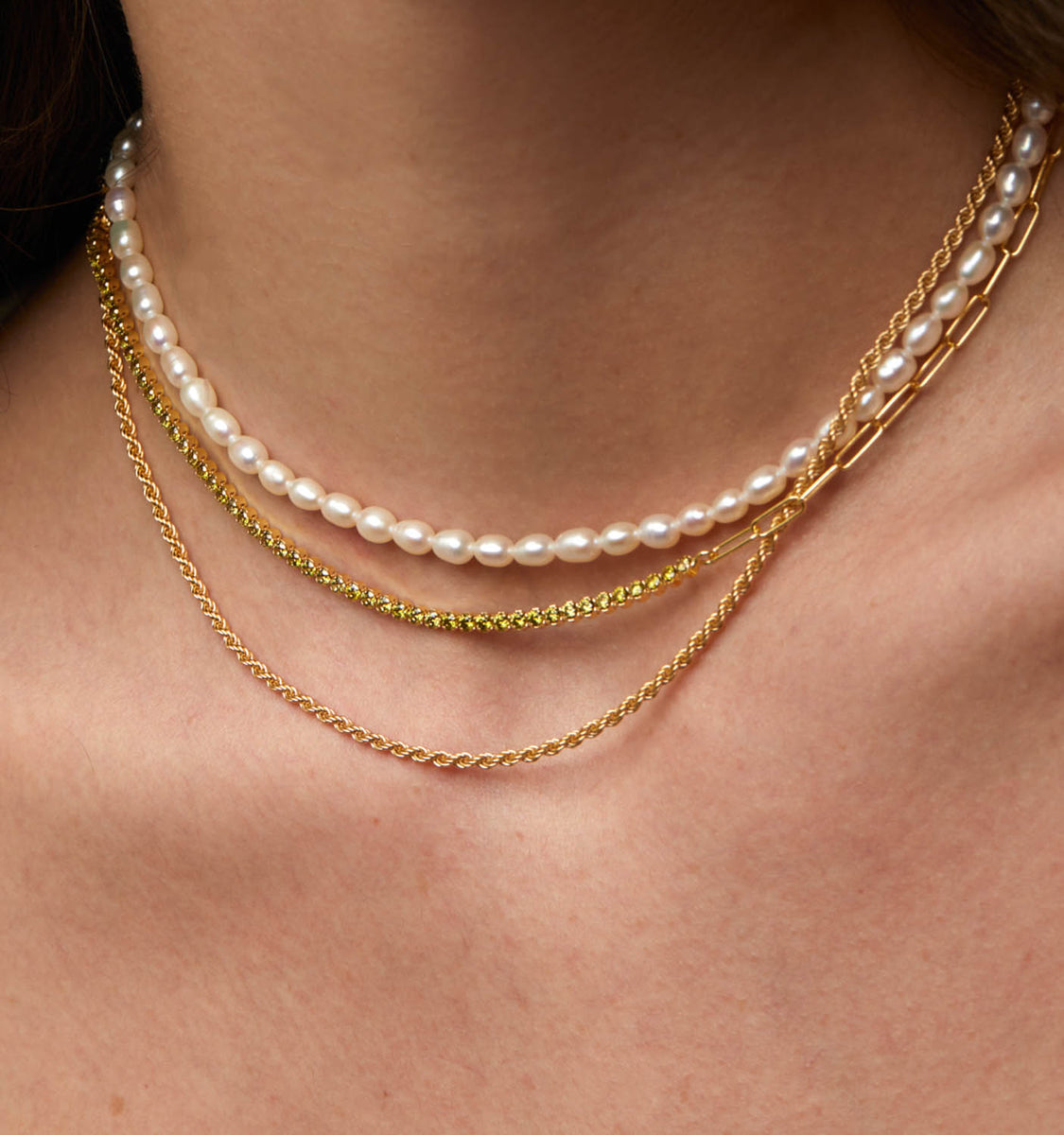 Pearl Necklace, Gold Pearl Necklace – Rellery